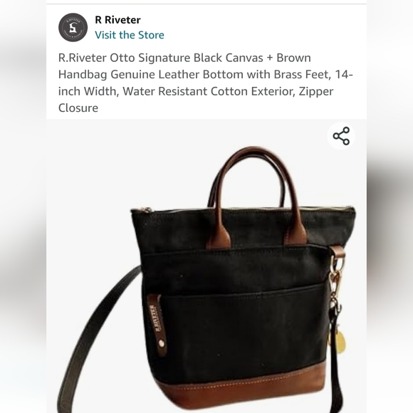 R.Riveter Canvas Tote/Purse - Picture 13 of 16